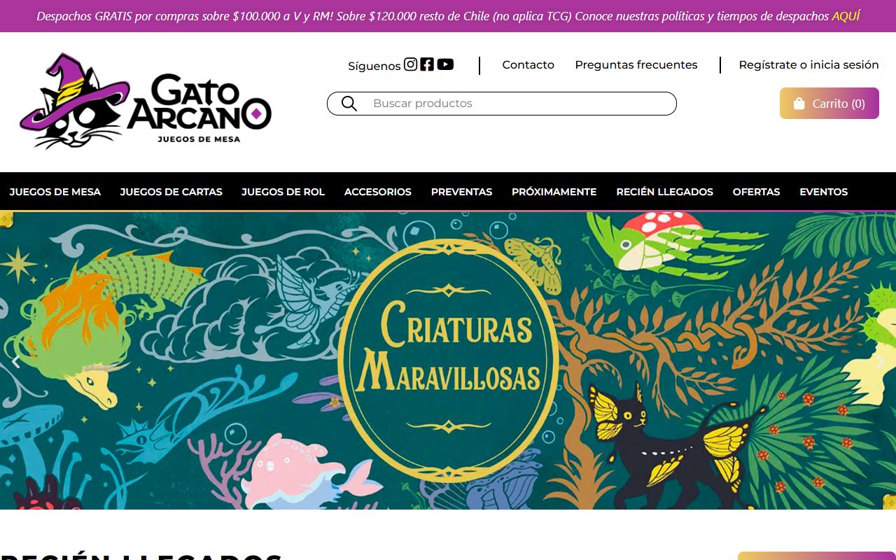 Screenshot de Gato Arcano