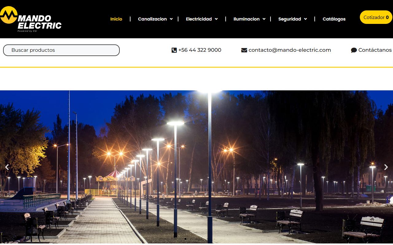 Screenshot de Mando Electric